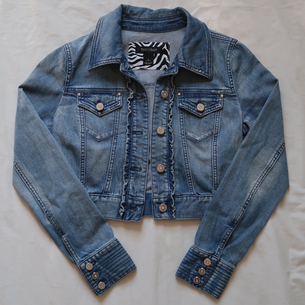 White House Black Market Denim Jacket